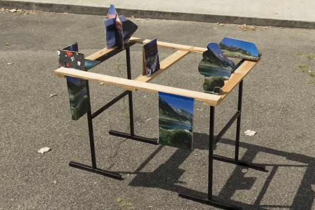 Maquettes fabriquées par les enfants et les animateurs