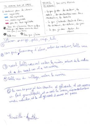 Les prises de notes des élèves