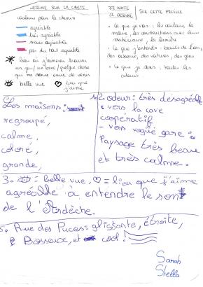 Les prises de notes des élèves