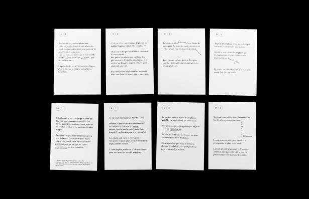 Maisons tout terrain, cartes de jeu - extrait du kit