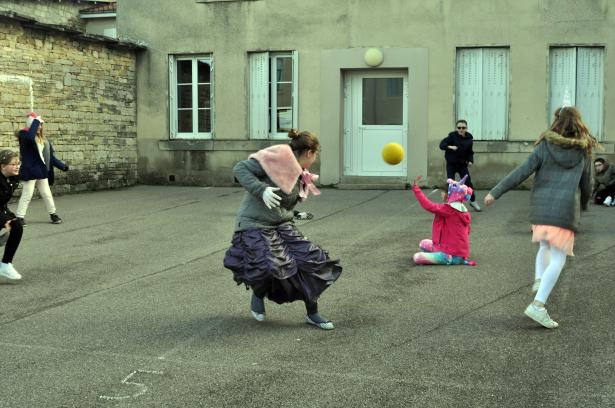 Pendant la récréation