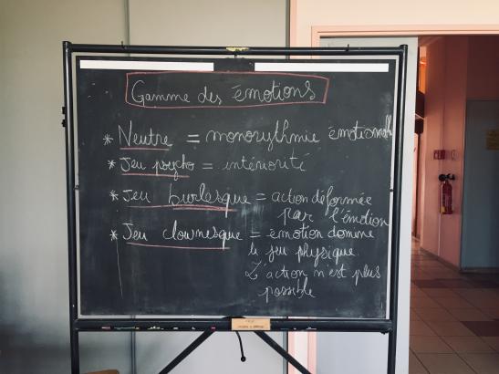 La gamme des émotions