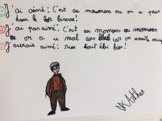 Retours d'élève