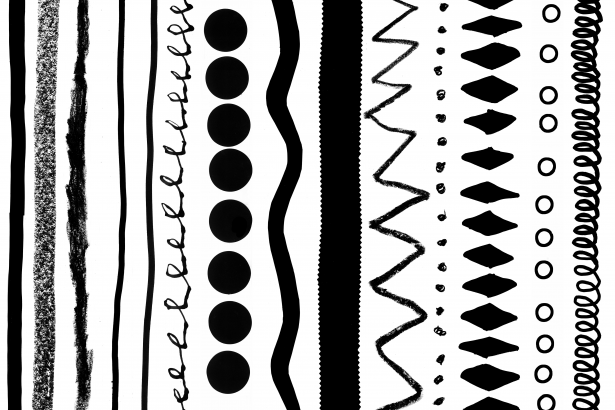 Des lignes graphiques dessinées par les enfants