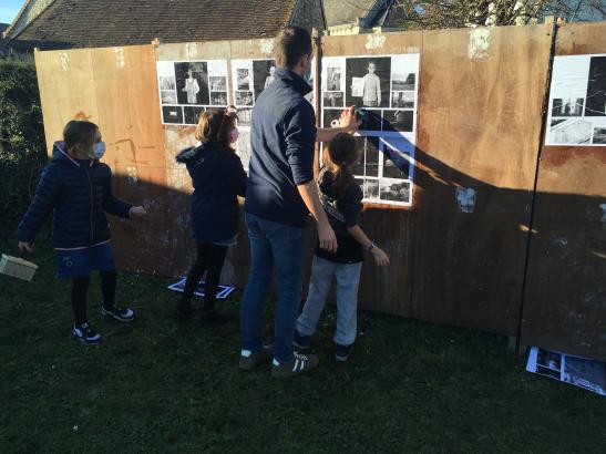 Installation de l'exposition