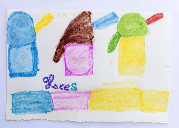 aquarelles réalisées par les enfants