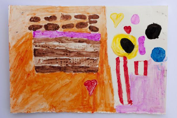 aquarelles réalisées par les enfants