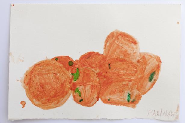 aquarelles réalisées par les enfants