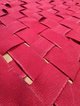 Tissage de bandes de tissu