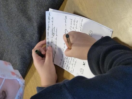 Prises de notes sur les textiles