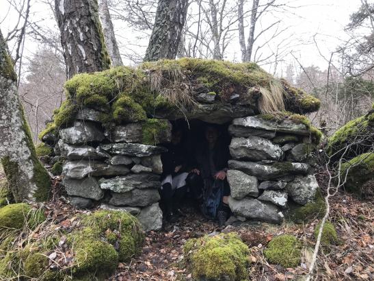 Mélina et neloid dans leur nouvel habitat