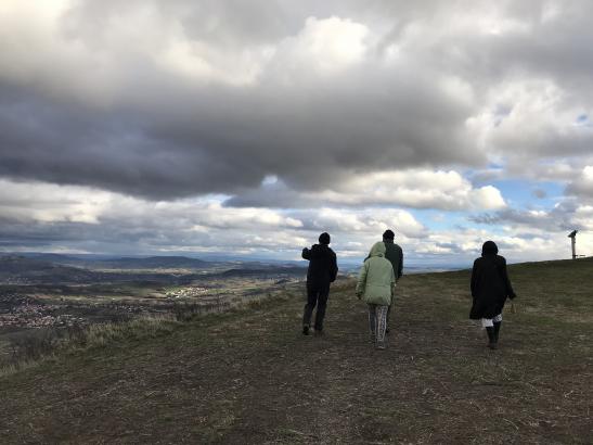 Mélina, Dominique, Jacques et Claudine  