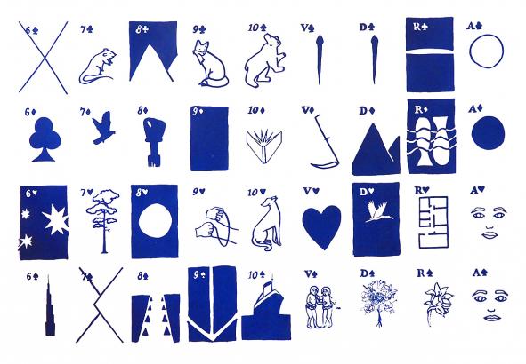 tarot Melle Lenormand déssiné