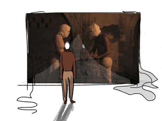Exemple d'activation des toiles pour faire entrer le public dans la structure