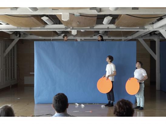Les Volants, spectacle co-écrit avec Antoine Vallé