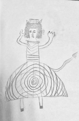 Extrait du carnet de croquis d'un enfant