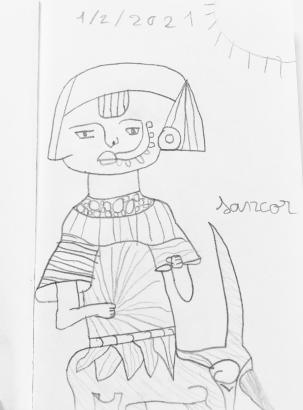 Extrait du carnet de croquis d'un enfant
