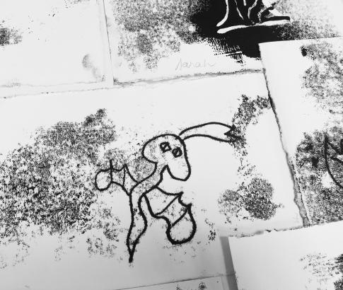 Monotype d'enfant