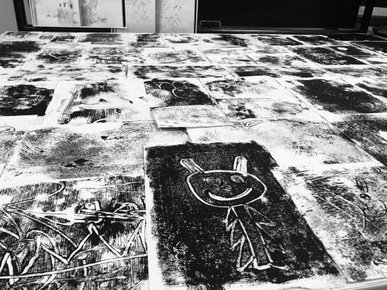 Monotype d'enfant