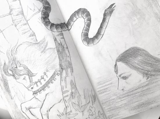 Dessins personnels crédits @louiseternat
