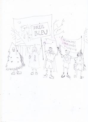 Esquisse de la manifestation