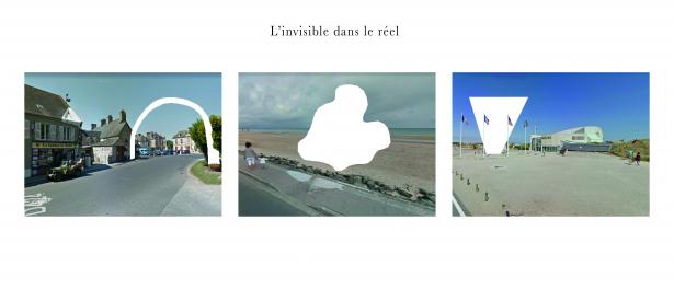 Etape du protocole de création - L'invisible dans le réel