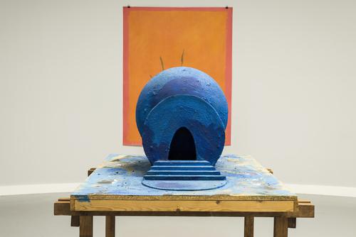 Thomas Schütte, Blauer Bunker, 1984