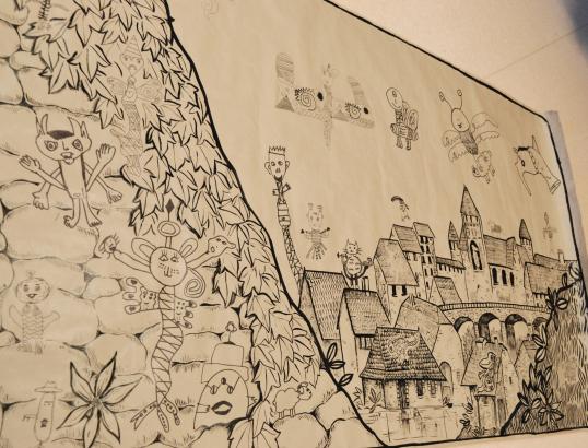 La fresque finie ! 