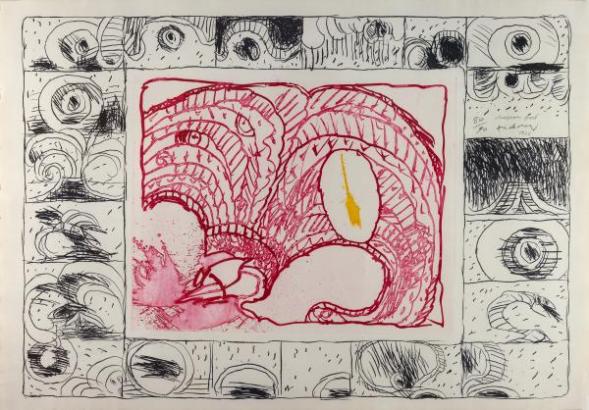 Chapeau Fort, Alechinsky (1976)