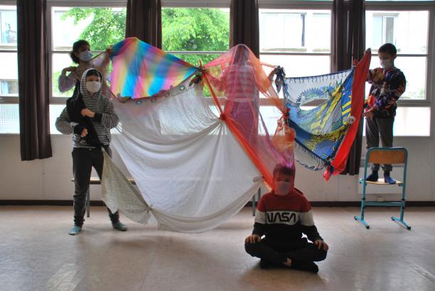 Assemblage des tissus 