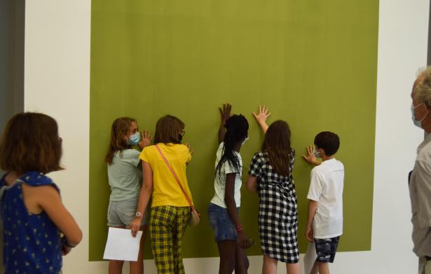 Les élèves et l'œuvre de Véronique Jourmard