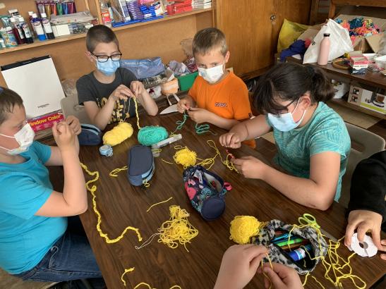 on fait du crochet