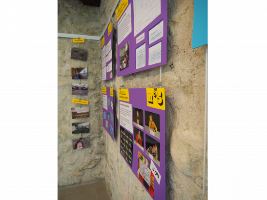 Exposition dans la Salle des Arts