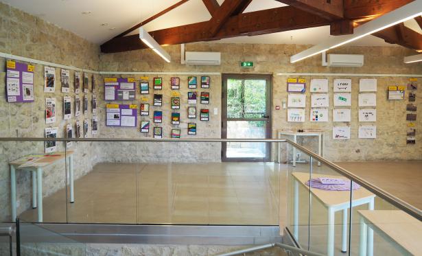 Exposition dans la Salle des Arts