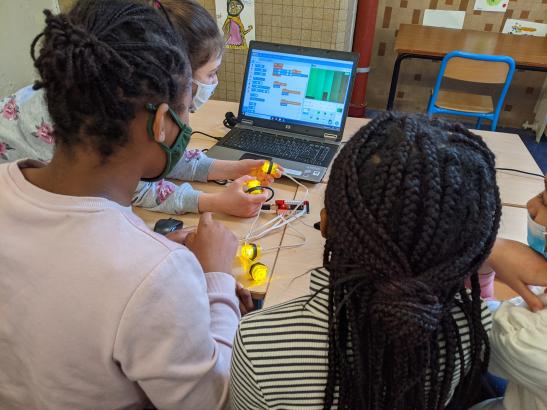 Le kit marche directement sous Scratch