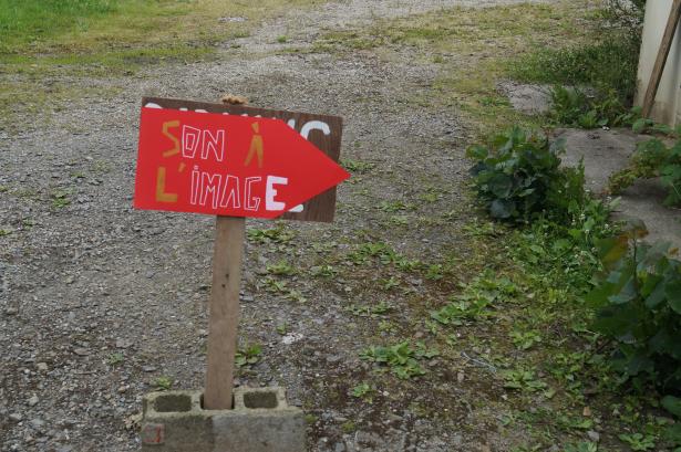 Une des pancartes du parcours d´exposition