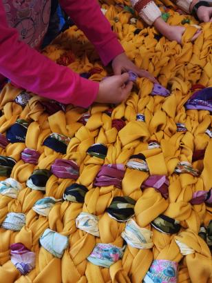 Premier essai de tricot