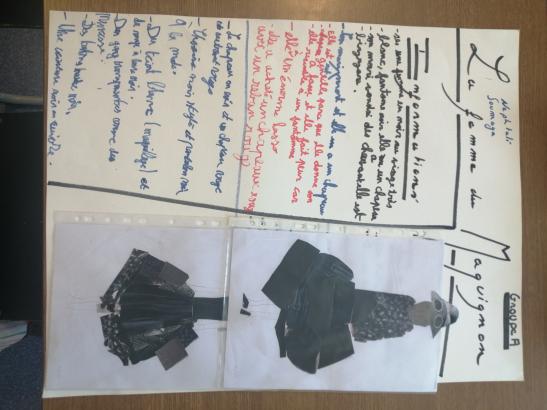 Maquettes et description de la Femme du Maquignon