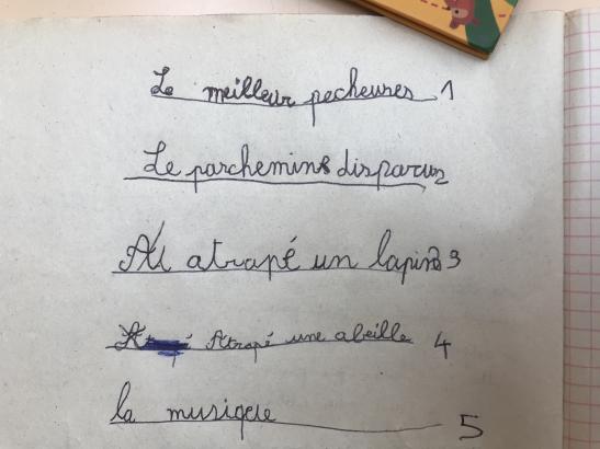 Peu de souvenir de Téthys - résidence, temps de transmission