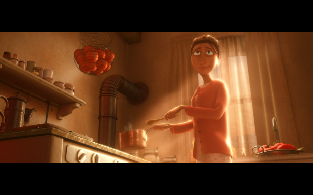 Madeleine dans le dessin animé Ratatouille de Brad Bird
