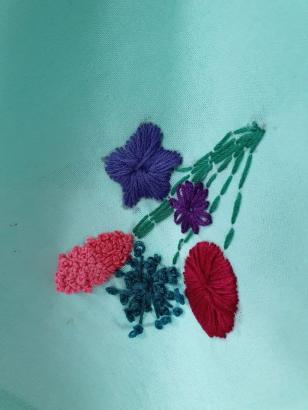 Broderie terminée