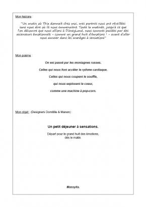 Un petit déjeuner à sensations. Départ pour le grand huit des émotions, dès le matin.