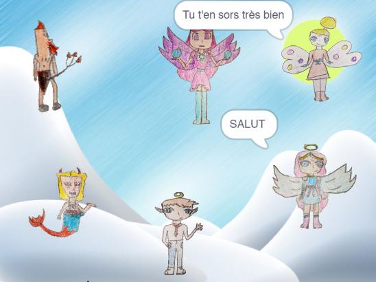 Graphismes intégrés : La Guerre Celeste