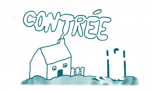 La zone vert canard.