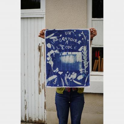 L'affiche en cyanotype