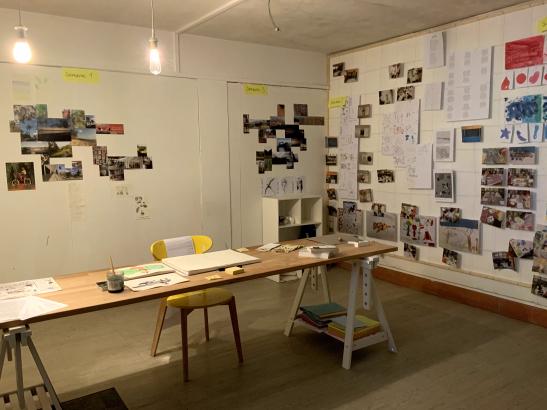 Espace de travail et de documentation m'ayant accueilli pendant ces 6 semaines