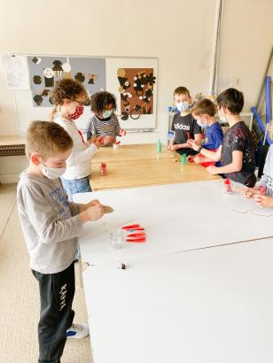 Apprentissage de la technique des fagots ©François Gérard