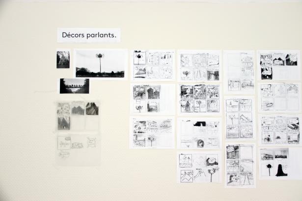 Aperçu des dessins réalisés lors de l'atelier décors parlants.