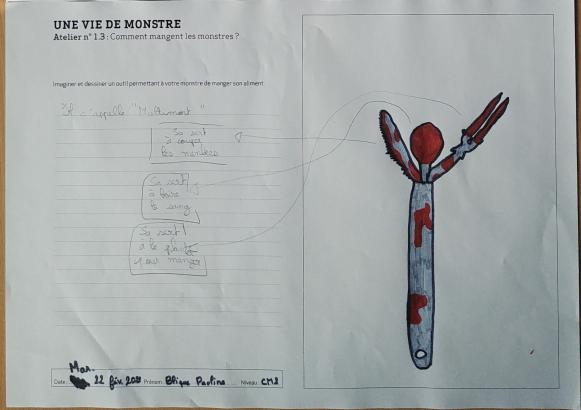 Étape 3, comment mangent les monstres ?