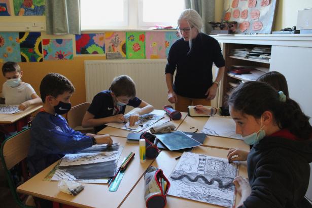 Dessins au fusain